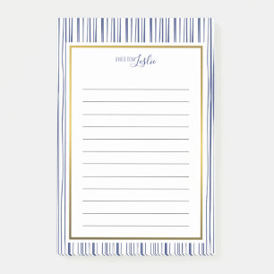 Muster für Navy und White Stricking - ein Hinweis  Post-it Klebezettel