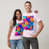 Muster für Neon-Blume T-Shirt (Unisex)