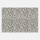 Muster für neutrale Farben Geschenkpapier Set (Vorderseite 2)