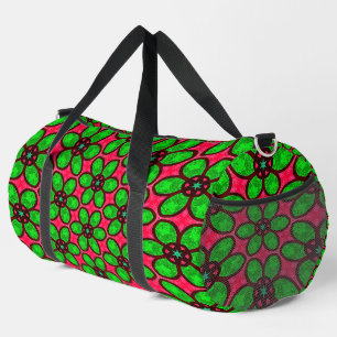 Muster für niedliche Abstrakte Blume Duffle Bag