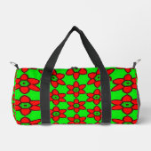 Muster für niedliche Abstrakte Blume Duffle Bag (Vorderseite)