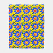 Muster für niedliche Abstrakte Blume Fleecedecke (Vorderseite)