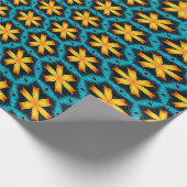 Muster für niedliche Abstrakte Blume Geschenkpapier (Ecke)