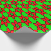 Muster für niedliche Abstrakte Blume Geschenkpapier (Ecke)