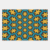 Muster für niedliche Abstrakte Blume Geschenkpapier Set (Vorderseite 2)