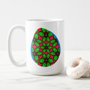 Muster für niedliche Abstrakte Blume Kaffeetasse
