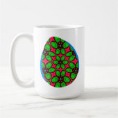 Muster für niedliche Abstrakte Blume Kaffeetasse (Links)