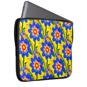 Muster für niedliche Abstrakte Blume Laptopschutzhülle