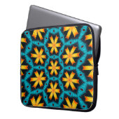 Muster für niedliche Abstrakte Blume Laptopschutzhülle (Vorderseite Links)