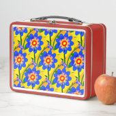 Muster für niedliche Abstrakte Blume Metall Brotdose (Beispiel)