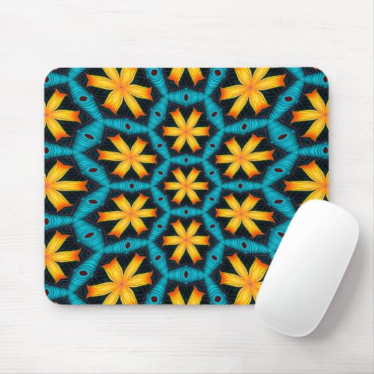 Muster für niedliche Abstrakte Blume Mousepad (Mit Mouse)