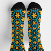 Muster für niedliche Abstrakte Blume Socken (Oben)