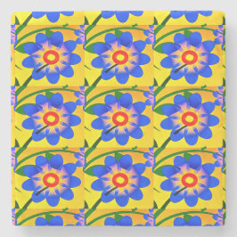 Muster für niedliche Abstrakte Blume Steinuntersetzer