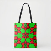 Muster für niedliche Abstrakte Blume Tasche (Vorderseite)