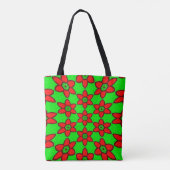 Muster für niedliche Abstrakte Blume Tasche (Rückseite)