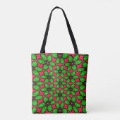 Muster für niedliche Abstrakte Blume Tasche (Rückseite)