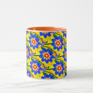 Muster für niedliche Abstrakte Blume Tasse