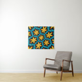 Muster für niedliche Abstrakte Blume Wandteppich (Beispiel (Horizontal))