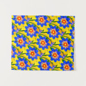 Muster für niedliche Abstrakte Blume Wandteppich (Vorderseite (Horizontal))