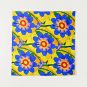 Muster für niedliche Abstrakte Blume Wandteppich (Vorderseite (Horizontal))