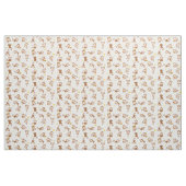 Muster für niedliche Affen und Bananen  Stoff (Fat Quarter (45,7 x 55,9 cm))