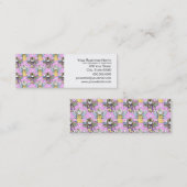 Muster für niedliche Äther und Sterne und Monde Mini Visitenkarte (Vorne/Hinten)