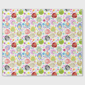 Muster für niedliche Blume Geschenkpapier (Flach)