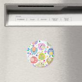 Muster für niedliche Blume Magnet (In Situ (Geschirrspüler))