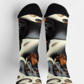 Muster für niedliche Dackel Socken (Oben)