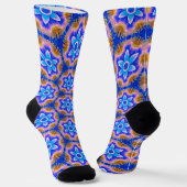 Muster für niedliche Furry-Blume Socken (Gewinkelt)