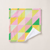 Muster für niedliche geometrische Muster in Frühja Badhandtuch Set (Waschlappen)