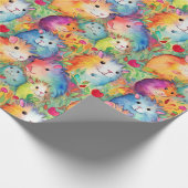 Muster für niedliche Guinea Geschenkpapier (Ecke)