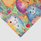 Muster für niedliche Guinea Seidenpapier (Detail)