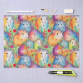 Muster für niedliche Guinea Seidenpapier (Handwerk)