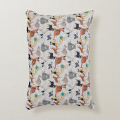 Muster für niedliche Hunde und Katzen Dekokissen (Vorderseite(Vertikal))