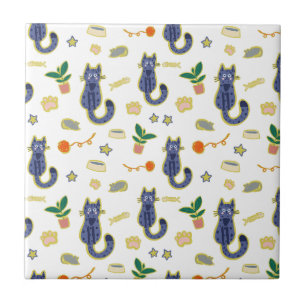 Muster für Niedliche Katzen Fliese