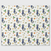 Muster für Niedliche Katzen Geschenkpapier (Flach)