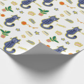 Muster für Niedliche Katzen Geschenkpapier (Ecke)