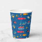 Muster für niedliche Konstruktionsbewegungen Pappbecher (Rechts)