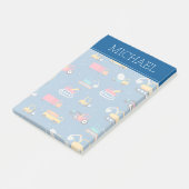 Muster für niedliche Konstruktionsbewegungen Post-it Klebezettel (angewinkelt)