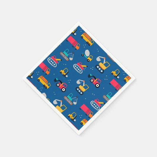 Muster für niedliche Konstruktionsbewegungen Serviette (Ecke)