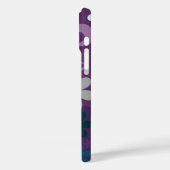 Muster für niedliche Lila Blume Case-Mate iPhone Hülle (Rückseite / Links)