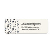 Muster für niedliche Musikereignisse (Vorne)