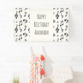 Muster für niedliche Musikereignisse Banner (Insitu)