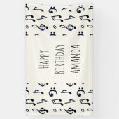 Muster für niedliche Musikereignisse Banner (Vertikal)