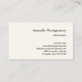 Muster für niedliche Musikereignisse Visitenkarte (Rückseite)