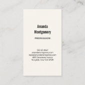 Muster für niedliche Musikereignisse Visitenkarte (Rückseite)