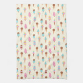 Muster für niedliche Pastelleis-Süßigkeiten Geschirrtuch (Vertikal)