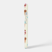 Muster für niedliche Pastelleis-Süßigkeiten iPhone 15 Hülle (Linke Seite)