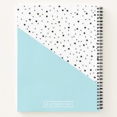 Muster für niedliche Punkte Notizblock (Rückseite)